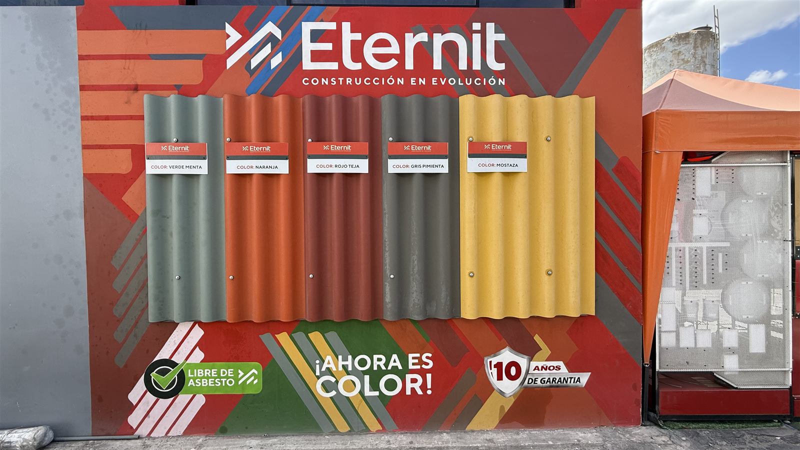 Cemento, eternit, perfilería y tubos